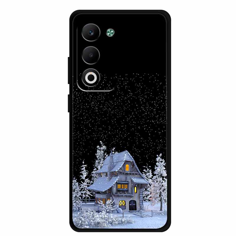Christmas Phone Case For Oppo A5 5G CPH2735 / A5 4G CPH2727 Christmas Tree Soft Silicone TPU Back Cover Bumper For Oppo A5 Coque
