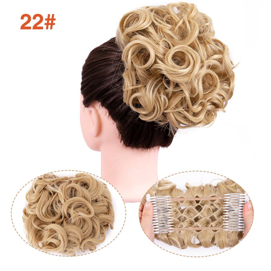 Грязная расческа на заколке для волос в виде пучка, 1 шт., взлохмаченная прическа, наращивание волос, пучок, вьющиеся шиньоны, резинки для волос для женщин и девочек