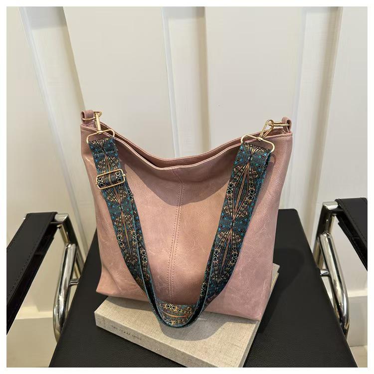 2023 Летняя женская мода Ручная Наплечная Кроссбоди Сумка-ведро большой вместимости