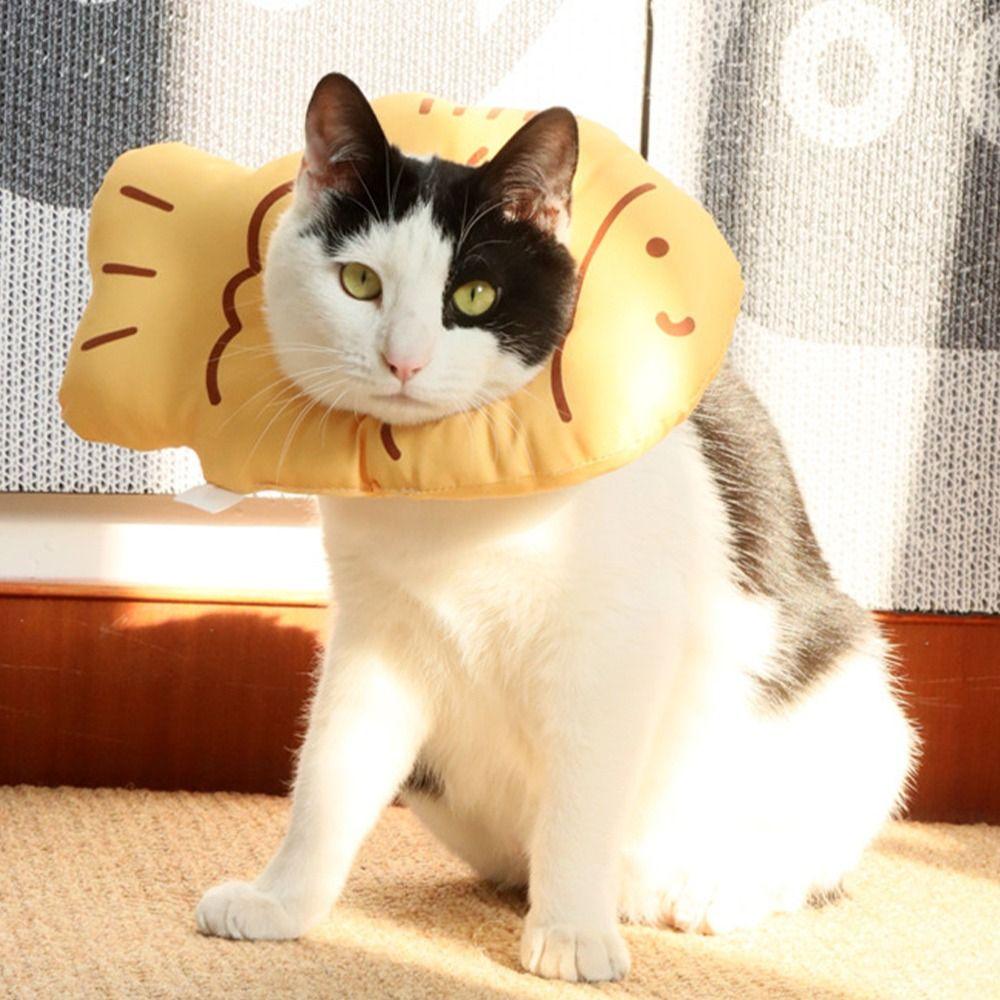 Fish Shape Cat Protective Collar Soft Dog Neck Cone Comfortable Cat Recovery Collar For Puppy Dog