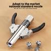 10000 PSI Grease Tool Coupler Heavy-Duty Quick Release Grease Gun NPTI/8 High Pressure Grease Nozzle Car Syringe Lubricant Tip