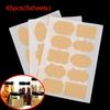 Творческие самоклеящиеся подарочные бирки для конфет Упаковка Уплотнения Этикетки из крафт-бумаги Наклейки Пустые липкие