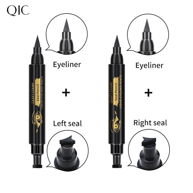 Двойная подводка для глаз Водостойкая Быстросохнущая Простая в освоении Charm Eyeliner Skills 2 шт.
