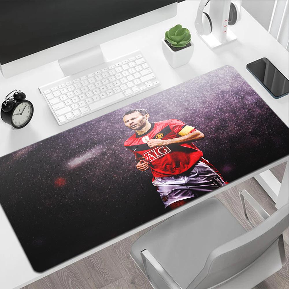 Rainy Day Soccer Action Gaming Mouse Pad Gaming Laptop Mouse Pad Office Mouse Mats Non-Slip Rubber Base Perfect Gift for Gamers And Professionals