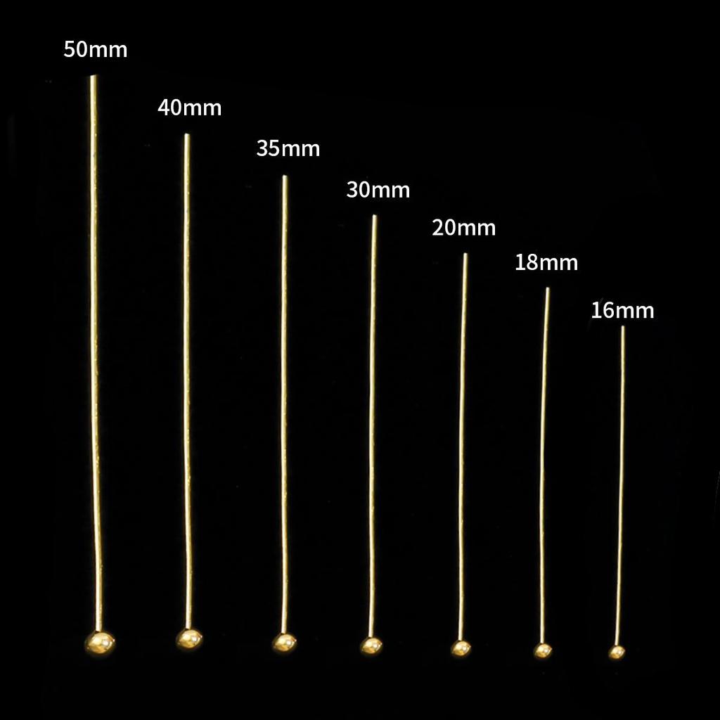 200 шт./пакет Иглы с головкой-шариком Материалы для изготовления ювелирных изделий DIY Аксессуары Ожерелье Браслет Серьги