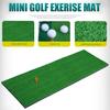 Golf Mat For Backyard Practice Hitting Mat With Rubber Tee Holder Indoor