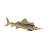 Brass Sailfish Desk Decoration Fish Animal Metal Small Crafts Decor Collectible for Living Room Car