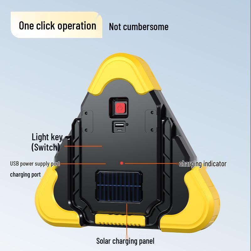 Автомобильный треугольный знак аварийной остановки
