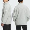 Adidas Sportswear Lounge Jacket With Solid Color Tag Unisex Jackets Silver-Grey IQ1367