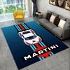 3D Ковер Логотип Гоночного Автомобиля M-Martini Мото Ковер для Дома Гостиной Спальни Дивана Прихожей Декор, Детский Игровой Нескользящий Коврик Подарок