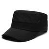 Fashion Hat Summer Flat Top Hat Men's Quick Drying Breathable Perforated Light Board Shade Sun Protection Hat Outdoor Simple Versatile Hat