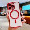 Полностью защитный магнитный чехол для iPhone 16 15 14 13 12 11 Pro Max Чехол для беспроводной зарядки Magsafe С защитой объектива камеры
