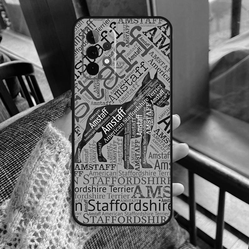 Staffordshire Bull Terrier Dog Case For Samsung Galaxy A53 A13 A16 A26 A36 A56 A12 A22 A32 A52 A06 A54 A34 A14 A15 A35 A55