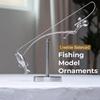 The Fisherman Balancing Sculpture Fishing Sculpture Balance Art For Your Space Home Office Desk Decoration Balancing