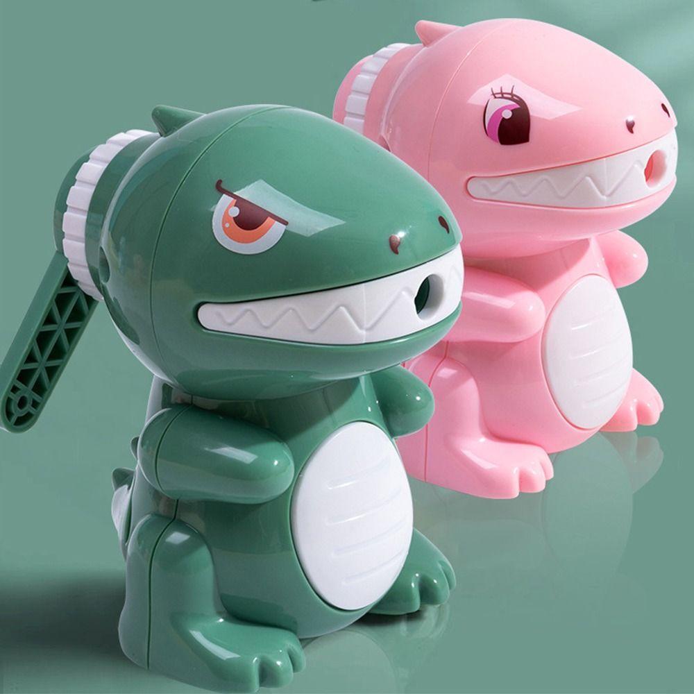 Точилка для карандашей в виде динозавра, антипригарный стержень, автоматически вводится в свинец, механический инструмент с ручным заводом