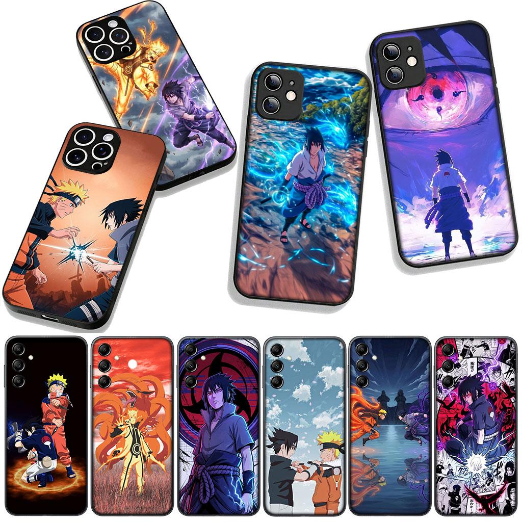 Чехол для телефона Apple iPhone 16 15 14 Plus 13 12 Mini 17 Pro Max + ProMax 16E Air 16+ с изображением Постер Учиха Саске Наруто