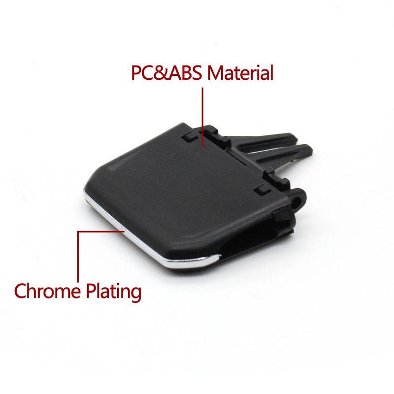 Car Front Dashboard Air Conditioner AC Vent Grille Outlet Tab Clip Slider For VW Volkswagen Tiguan 2017 2018