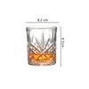 330ml/350ml Carved Whiskey Glass Transparent Wine Glass High End Foreign Wine Glass Exquisite Juice Beverage Mugs Water Bottle
