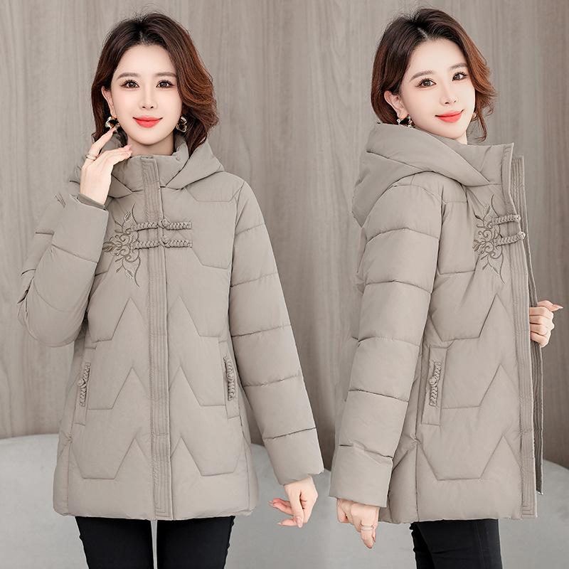 Winter new fashion hooded down cotton clothes women's thickened and versatile small warm cotton-padded jacket