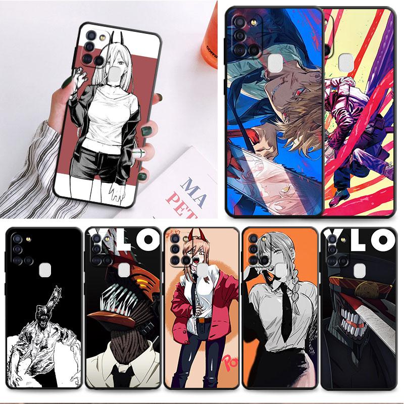 Мягкий чехол из ТПУ для Samsung Galaxy A50 A03s A04s A10s A03 Core A04 A02s A10 A20e A70 A40 A02 A01, чехол с рисунком «Человек из бензопилы» в стиле аниме