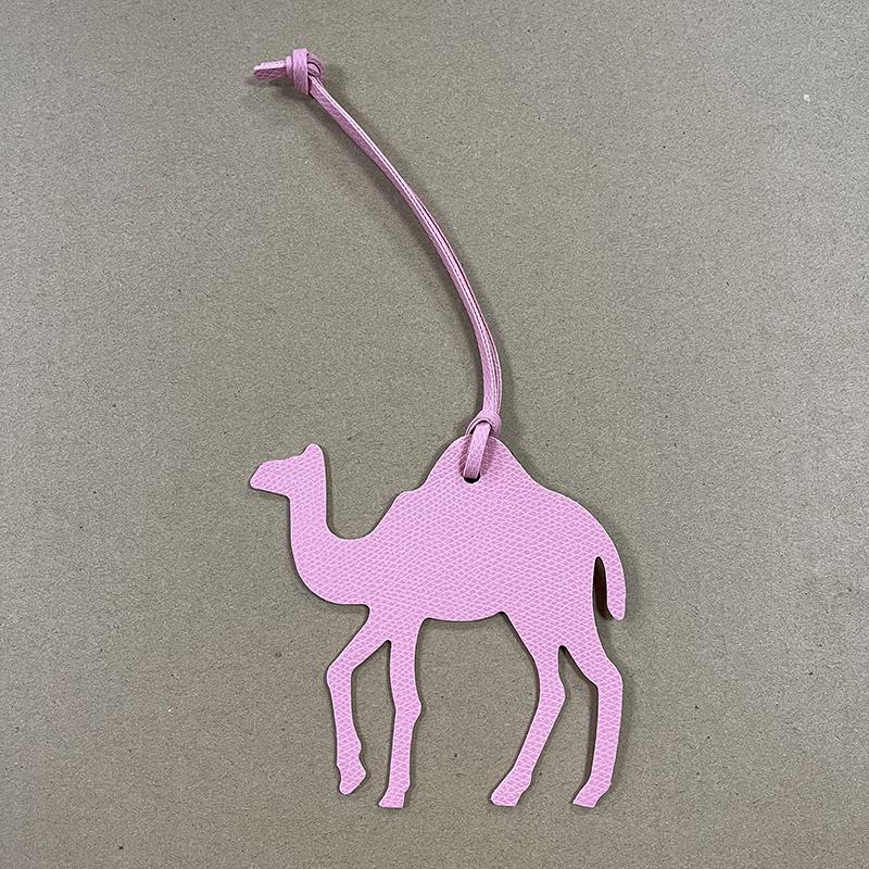 Милый кожаный верблюд брелок для ключей рюкзак кулон животное женская сумка шарм аксессуары