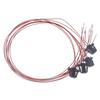 4Pcs Front Back Car Door Light Cable Wires Connector Harness Plug For Golf 5 6 7 Jetta Mk5 Mk6 Mk7 T-Roc Tiguan