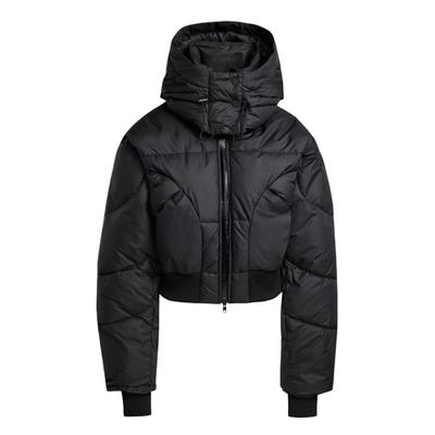 Stella McCartney FW25 Короткая Теплая Спортивная Свободная Хлопковая Куртка на Молнии Женская Куртка JW2027