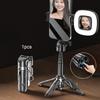 Портативный монопод для селфи из алюминиевого сплава, многофункциональный, карманный, перезаряжаемый, выдвижной, с креплением для мобильного телефона