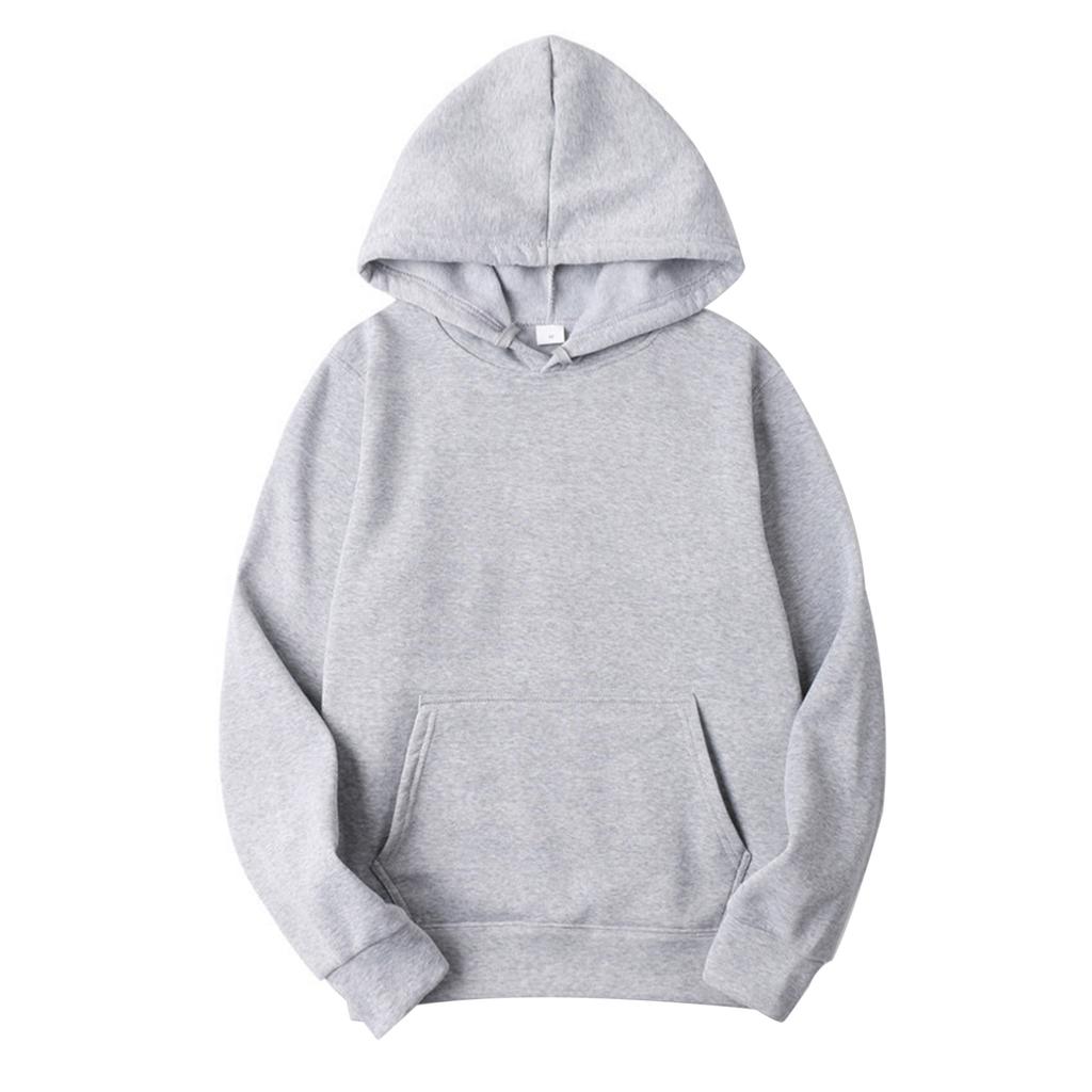 Men Sweatshirt Pullover Hoodie Casual Hooded Shirt Long Sleeve Classic Tops