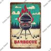Decor DAD'S BBQ Sign Tin Sign Vintage Plaque Metal Wall Decor for Barbecue Bar Pub Kitchen Party Zone Iron Painting