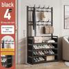 Shoe & Hat Rack: Multi-Layer, Space-Saving, Folding, Simple Dormitory Storage Solution