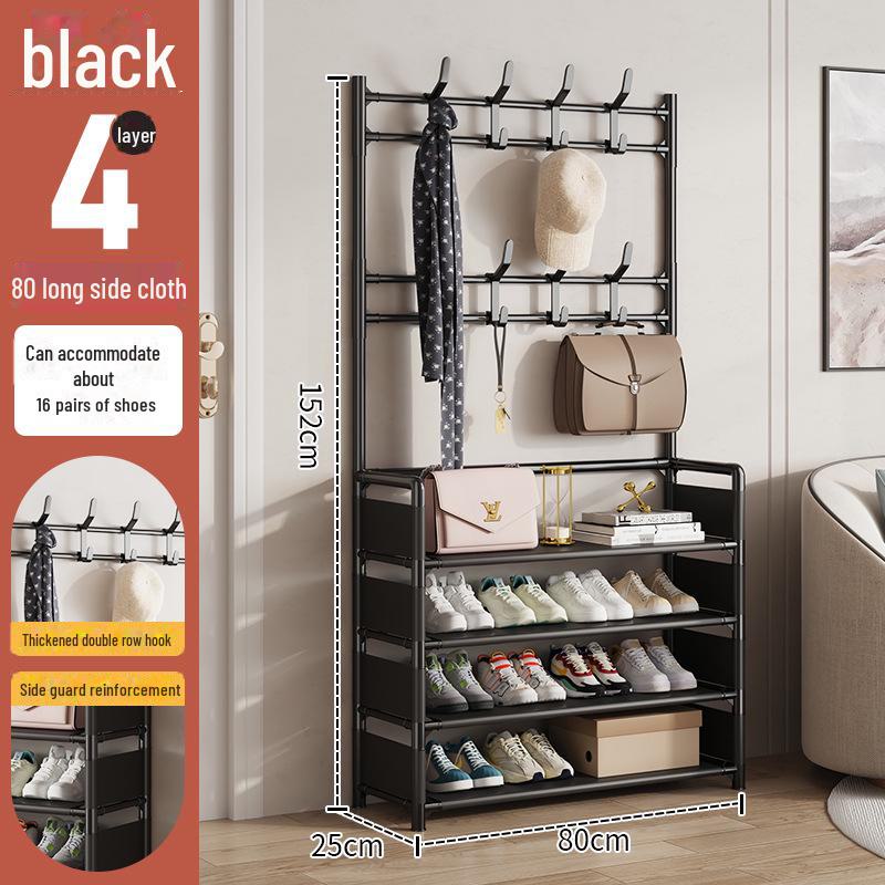 Shoe & Hat Rack: Multi-Layer, Space-Saving, Folding, Simple Dormitory Storage Solution