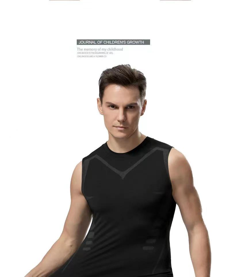 Men's Quick-Dry Sleeveless Sports Tank for Running & Training