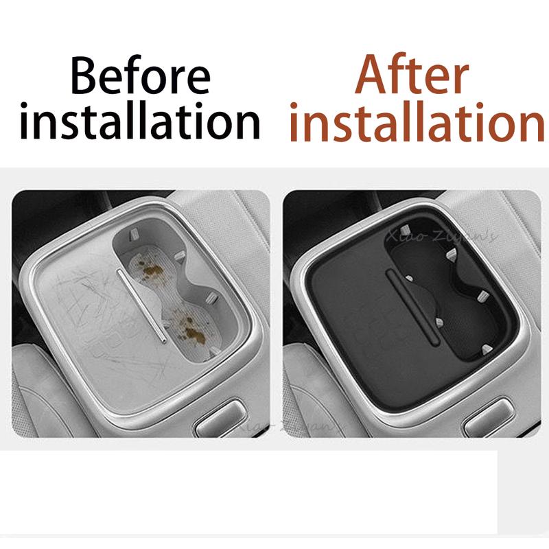 For Aion UT AY2 2025 2026 2027 LHD Car Wireless Charging Silicone Pad Rear Seat Trash Can Storage Box Interior Accessories