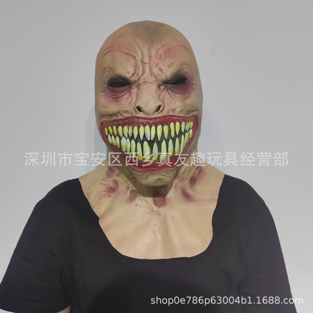 Old Man William Headgear, Old Lady Headgear, Wig, Elderly Mask, Halloween Imitation Human Latex Mask