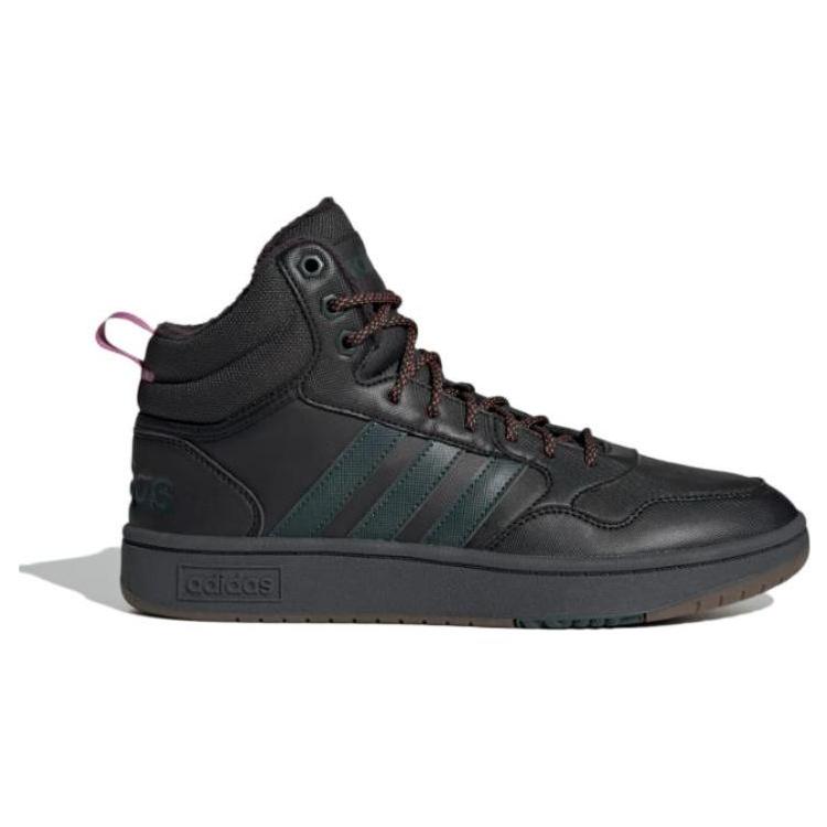 Кроссовки Hoops 3.0 Adidas Neo Mid Winter 'Black Shadow Green Gum' GZ6681