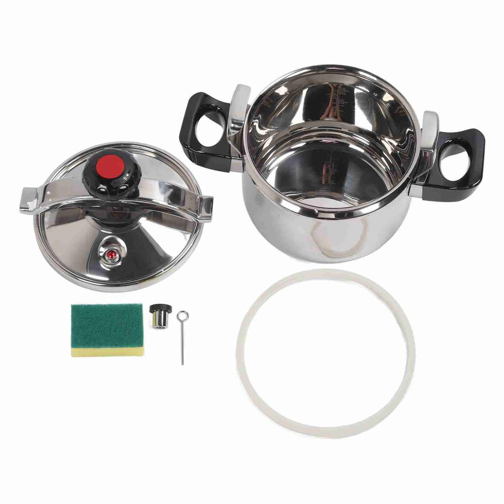 Stainless Steel Pressure Cooker Anti Explosion Large Capacity Commercial Stovetop Induction