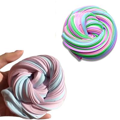 Игрушка Слайм Красочный Мягкий Нелипкий Пушистый Слайм Клей для Детей