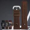 Браслет из коровьей кожи 28 мм для SevenFriday Q1 Q2 Q02 Q03 Плоский интерфейс Украшен заклепками Ручная прошивка Роскошные аксессуары для часов