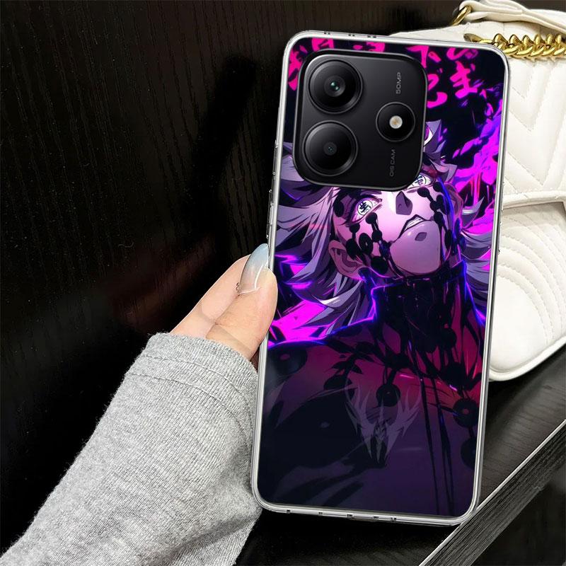 Demon Slayer Douma Case for Xiaomi Redmi Note 14 13 12 11 Pro Plus Phone Cover 14S 12S 11S 11E 11T 10S 10 9S 9 Silicone Funda