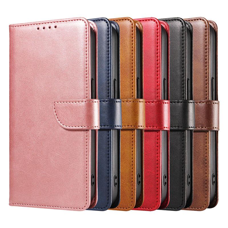 Чехол из телячьей кожи для iPhone 14 Pro, Apple 13, Samsung S23 Ultra Flip Cover.
