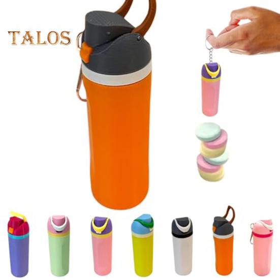 Keychain Lip Balm Stand Holder Multi-Functional Clip for Cotton Swabs Trinkets 3D Printed Lightweight Design Portable Keyring