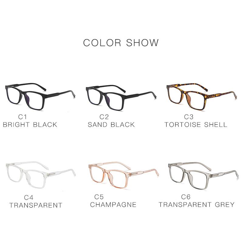 Anti-Blue Light Glasses High Quality Square Eyewear Women Exquisite Eyeglasses Blue Light Blocking Man Lady Computer Eyeglas