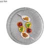 Transparent Glass Dinner Plate Restaurant Creative Flat Plate Dessert Plate Snack Plates Pasta Salad Plates Special Tableware