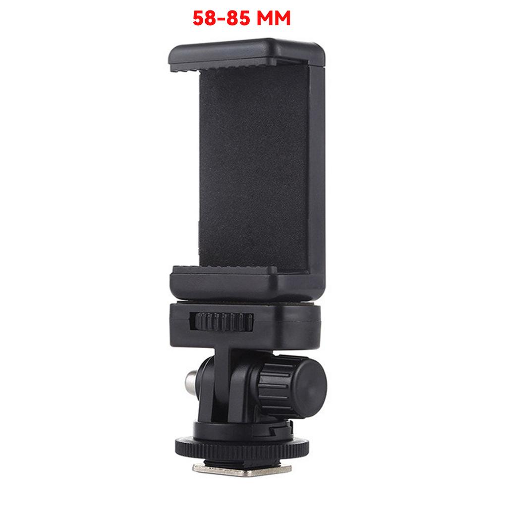 Phone Tripod Mount Holder for iPhone Camera Hot Shoe Phone Mount Cold Shoe Phone Holder Compatible for Sony Canon DSLR Nikon