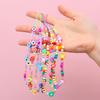 Lady Gift Pearl Rope for Keys Phone Lanyard Soft Clay Mobile Phone Chain Phone Case Hanging Cord