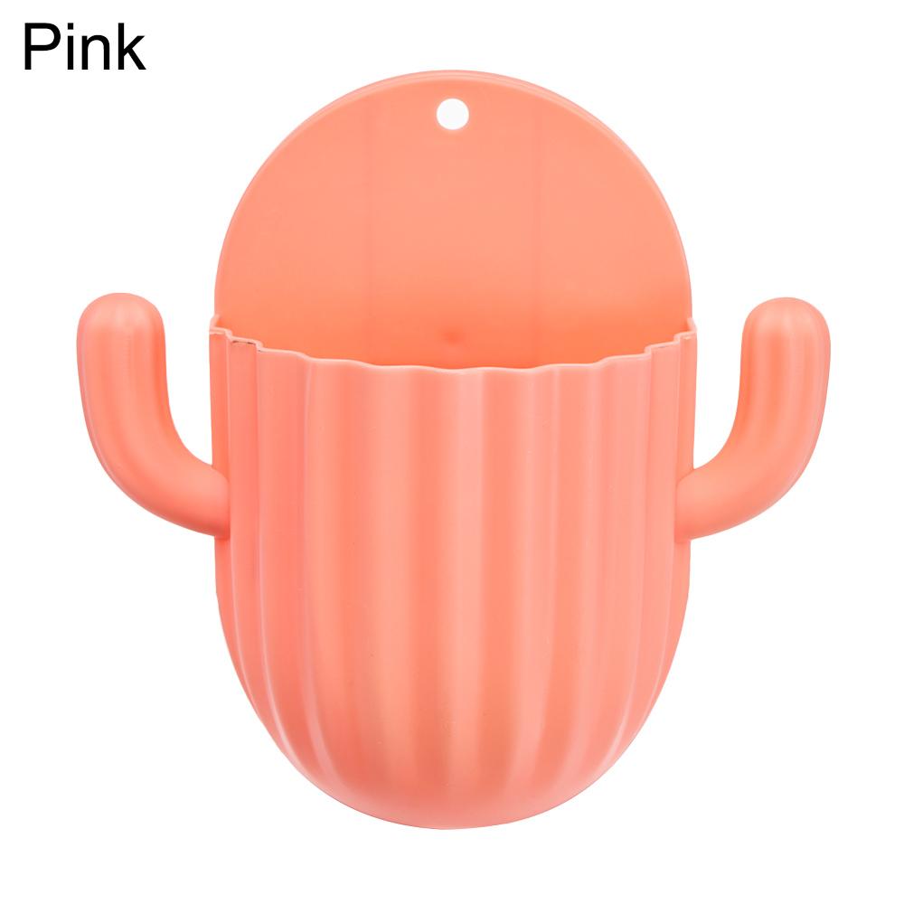 Держатель для зубных щеток, настенная самоклеящаяся бесшовная полка для хранения кактусов, органайзер для бритвы, сливная полка, аксессуары для ванной комнаты