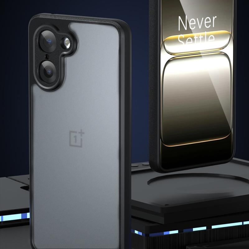 For Oneplus Nord CE 5 Case Cover Oneplus Nord CE 5 Capas Black Frame Lens Protective Clear Transparent Fundas Oneplus Nord CE 5