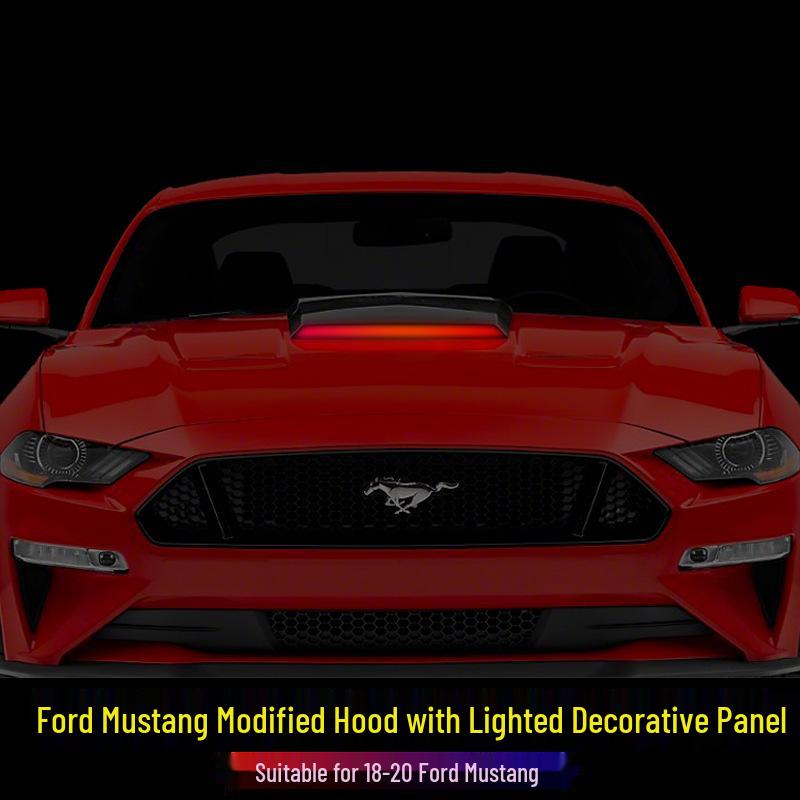 18-23 Ford Mustang Последовательные огни на капот «Рыцарь дорог» с пультом дистанционного управления