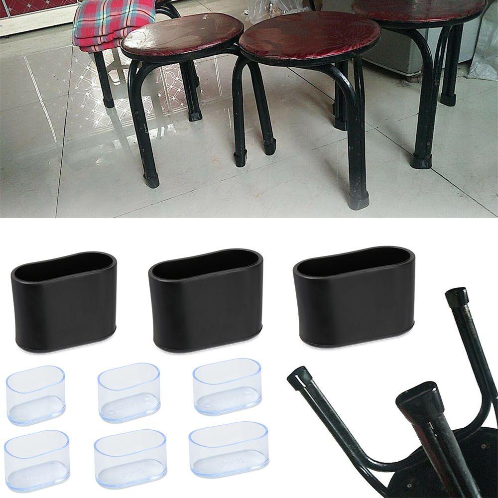 4 шт. Защитные накладки на пол с круглым дном, нескользящие чехлы, силиконовые накладки на ножки стульев